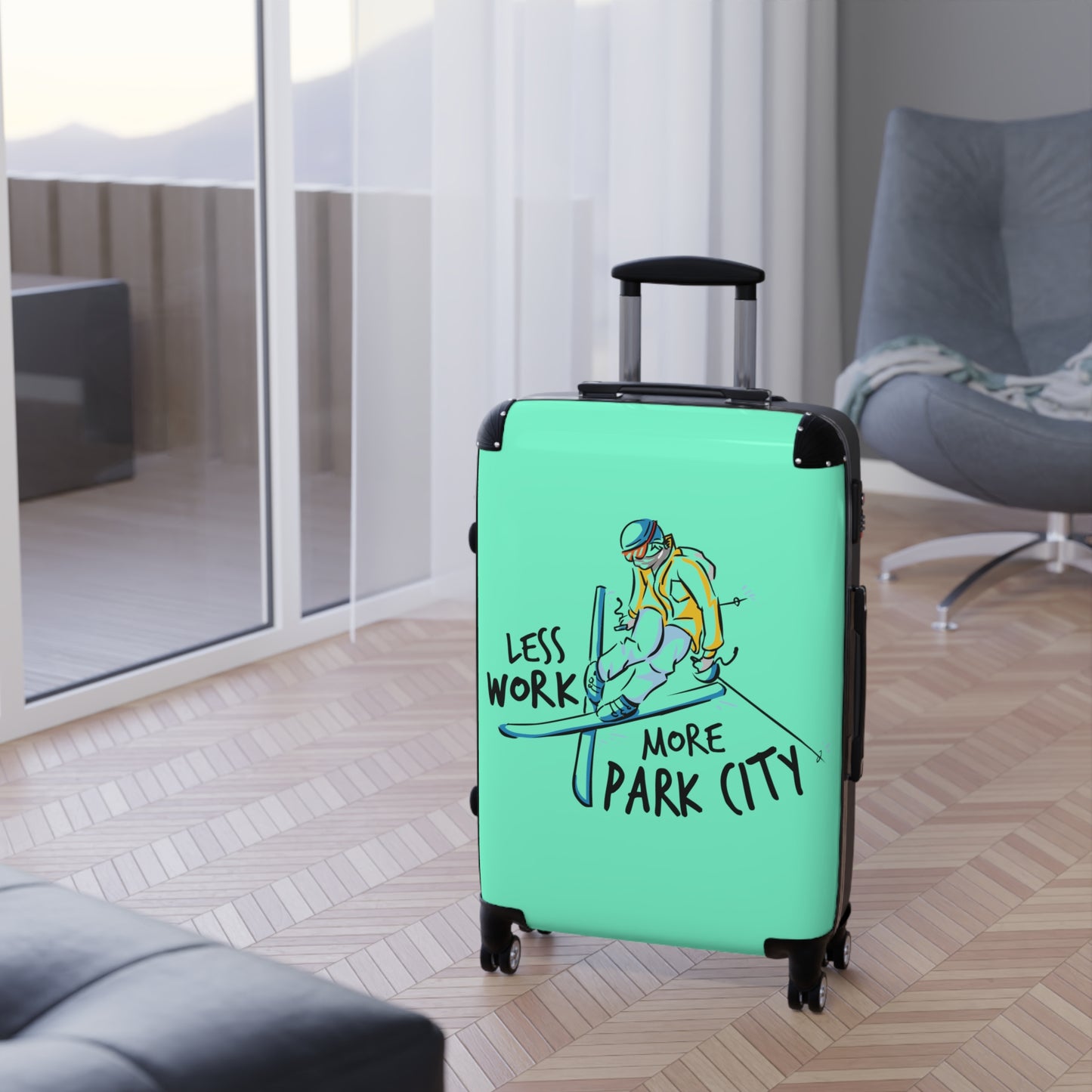 Less Work More Park City Custom Luggage
