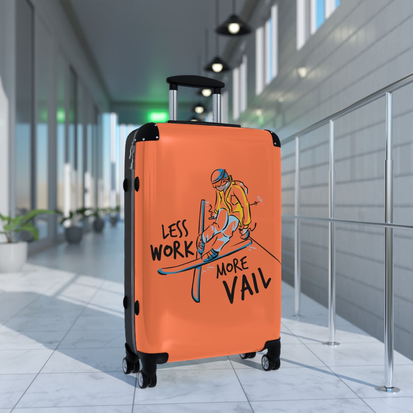 Less Work More Vail Custom Luggage