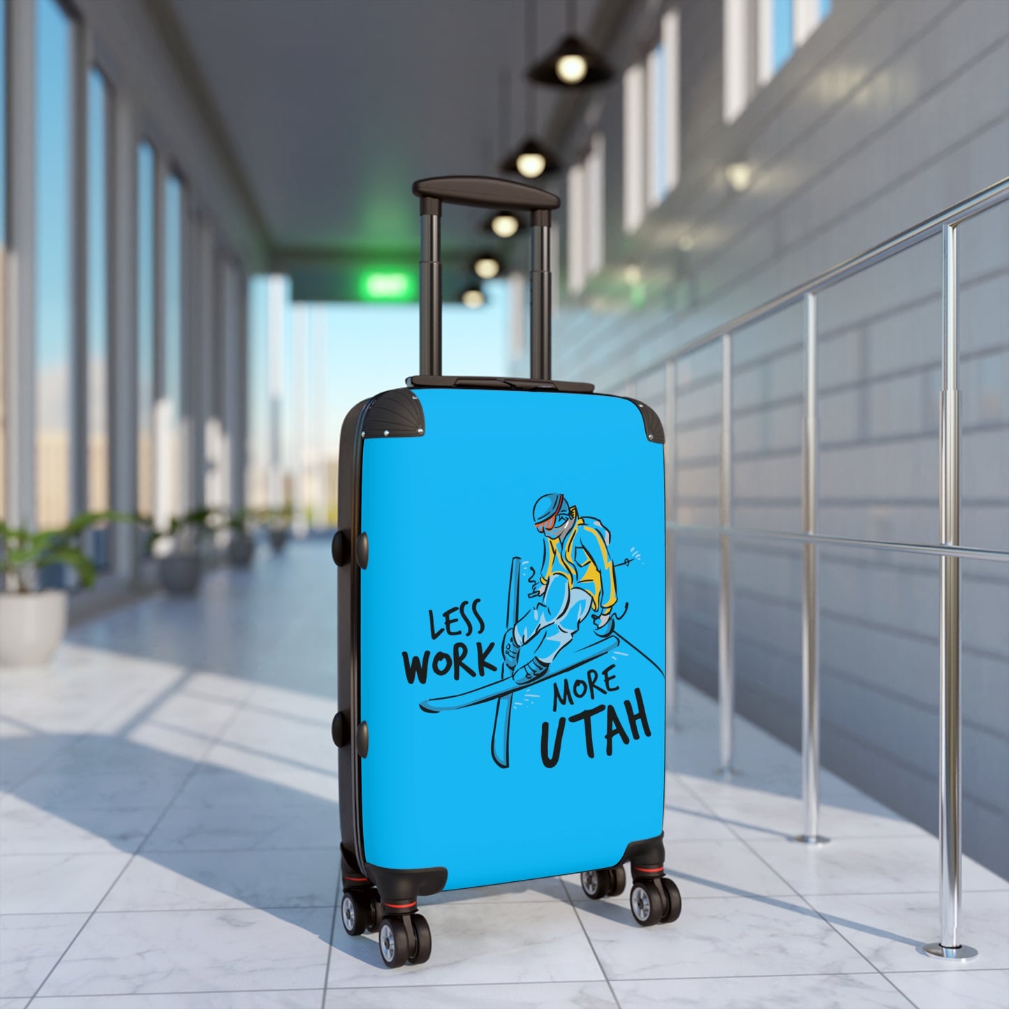 Less Work More Utah Custom Luggage