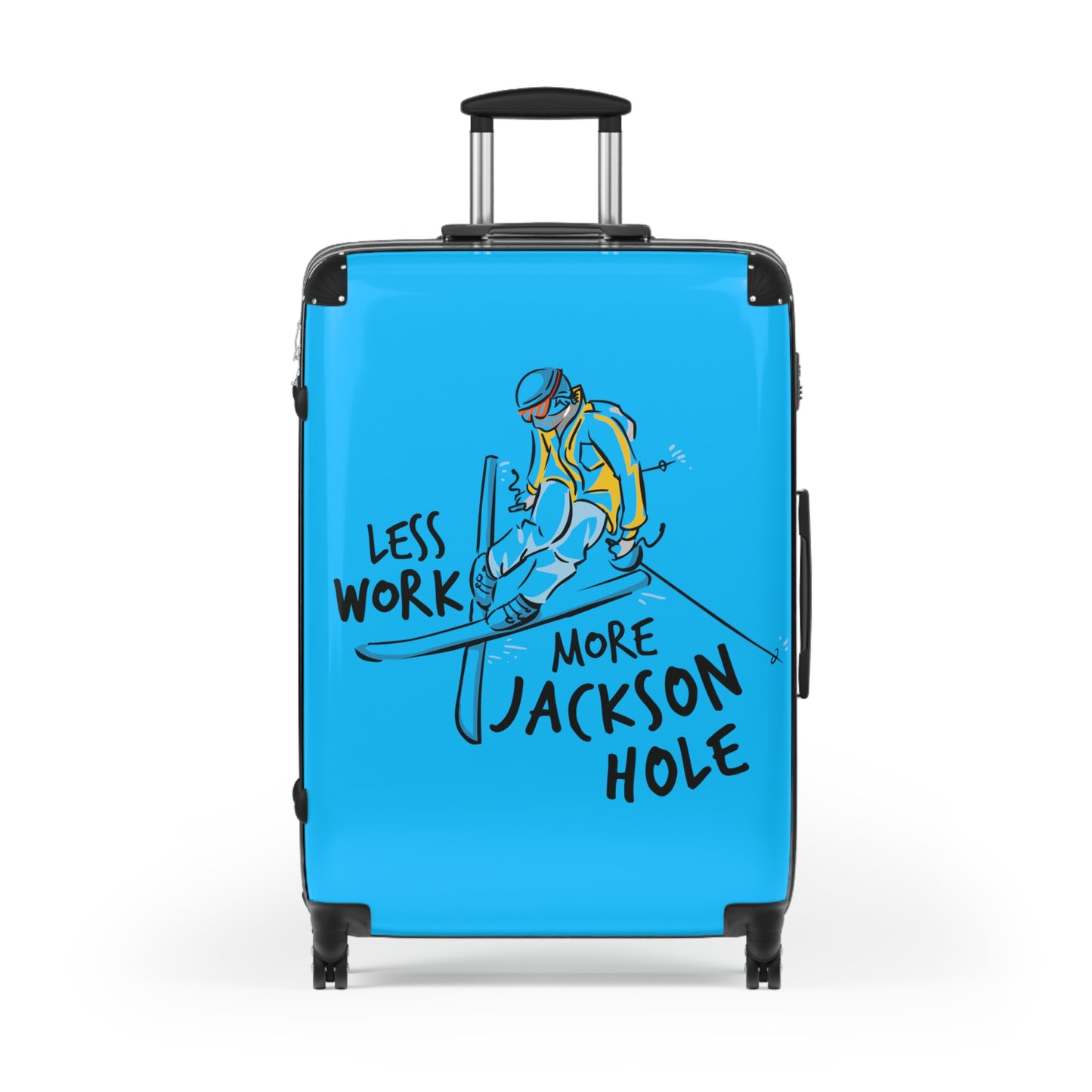 Less Work More Jackson Hole Custom Luggage