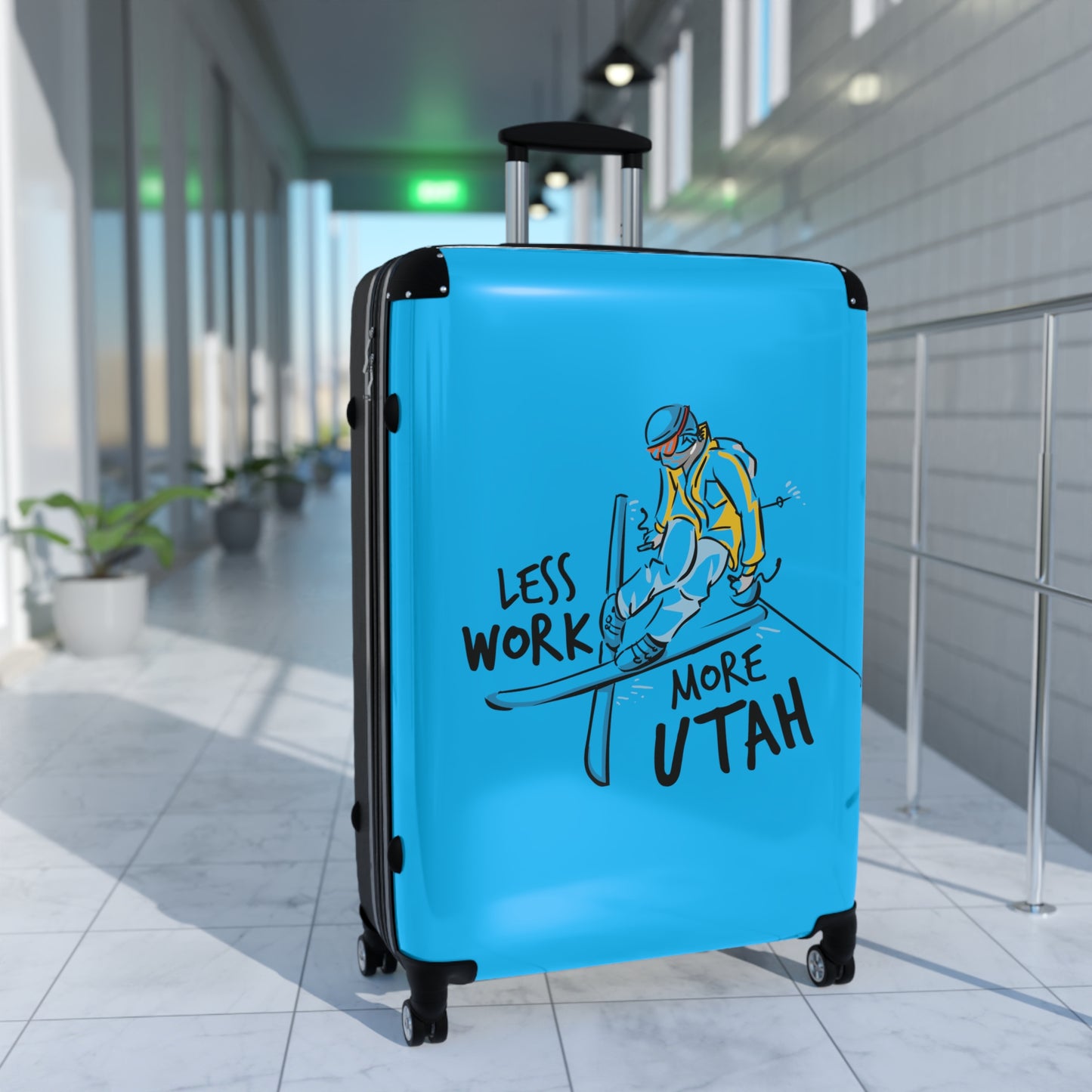 Less Work More Utah Custom Luggage