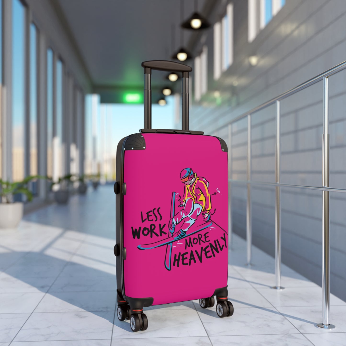 Less Work More Heavenly Custom Luggage
