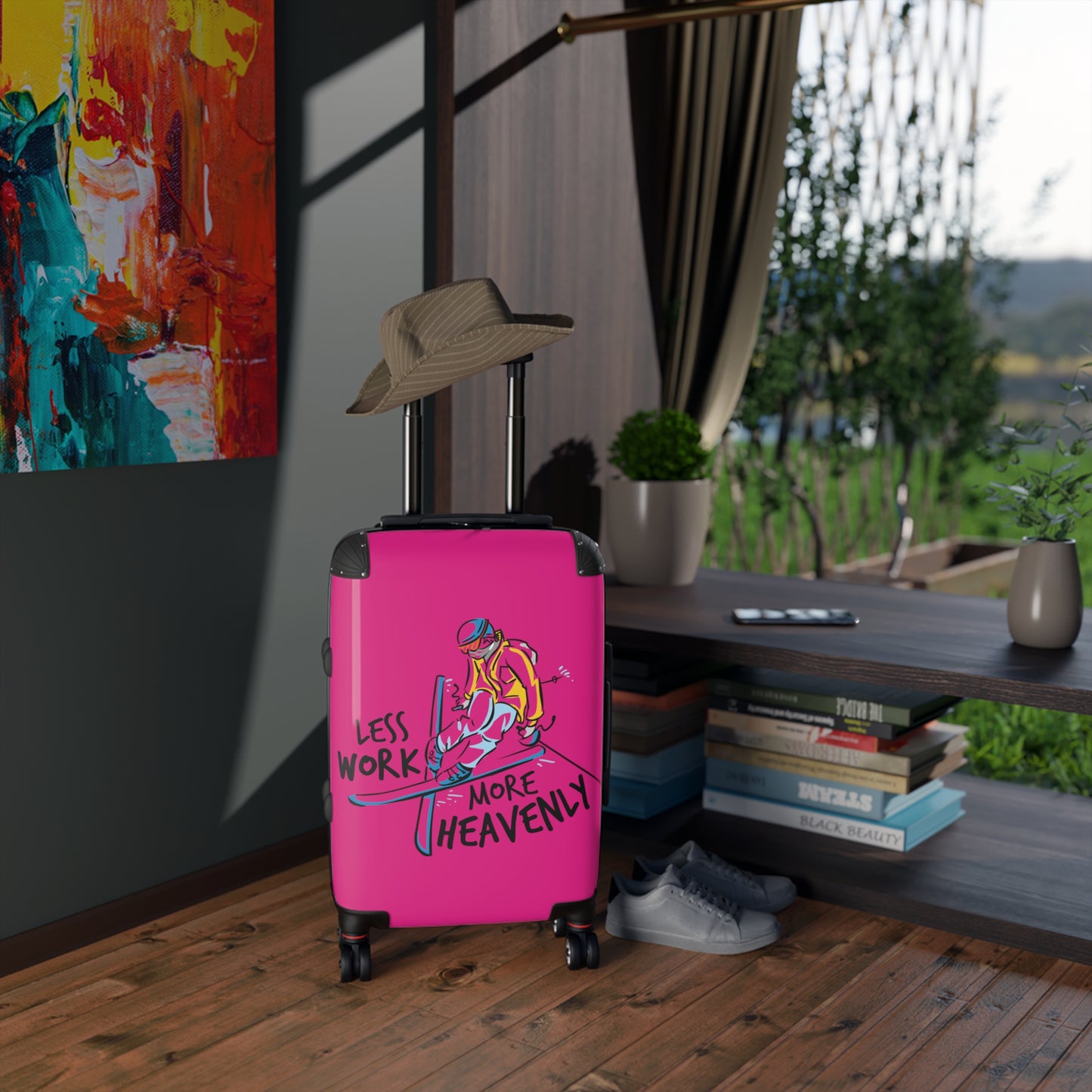 Less Work More Heavenly Custom Luggage