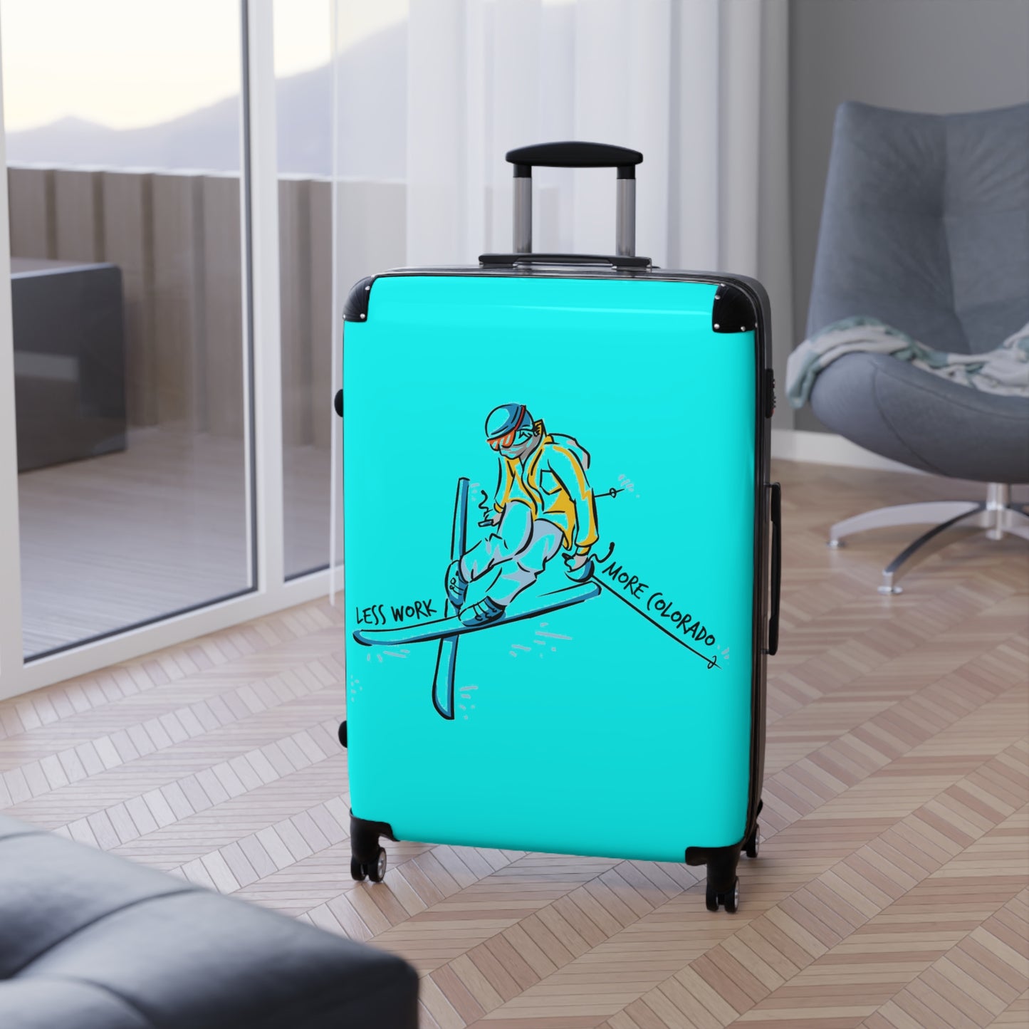 Less Work More Colorado Custom Luggage