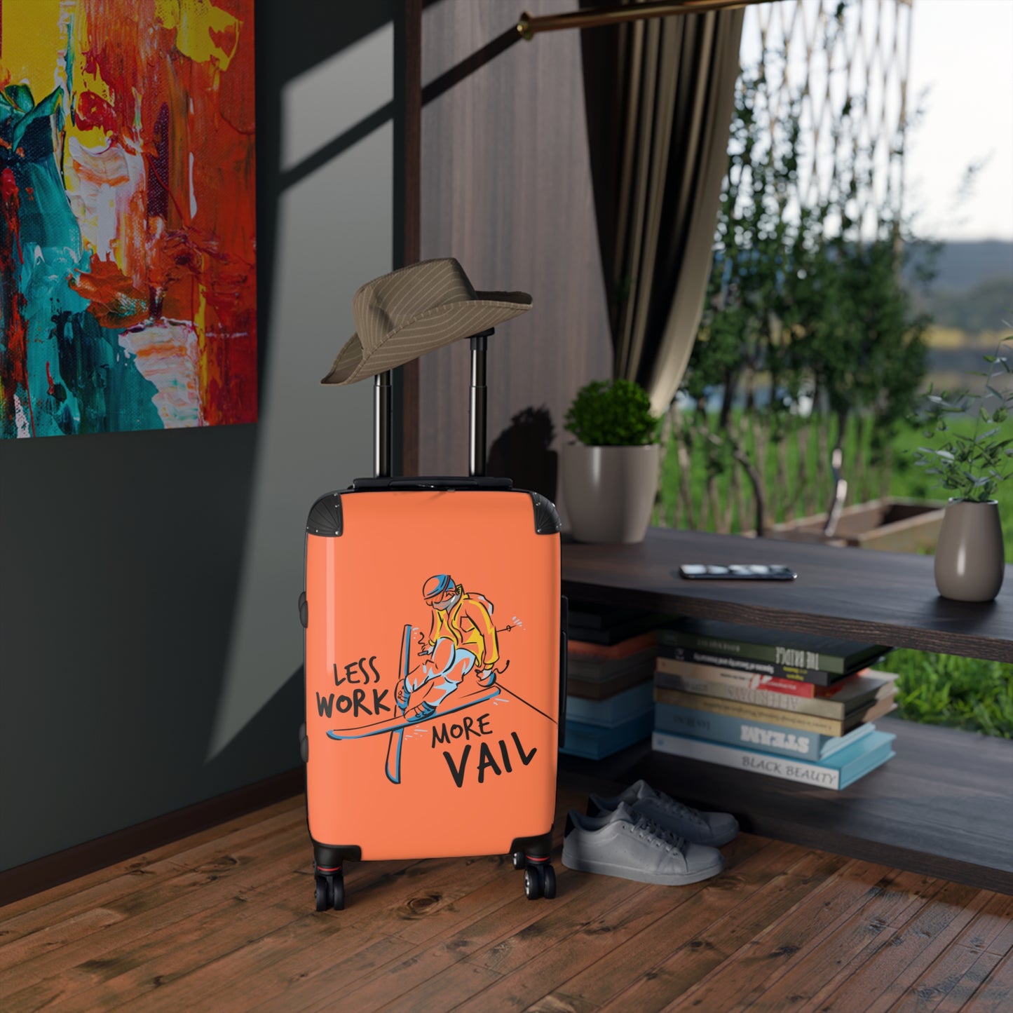 Less Work More Vail Custom Luggage