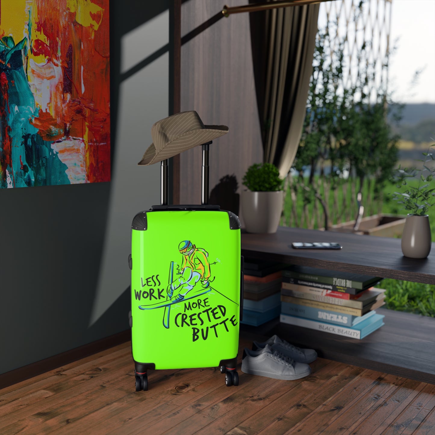 Less Work More Crested Butte Custom Luggage