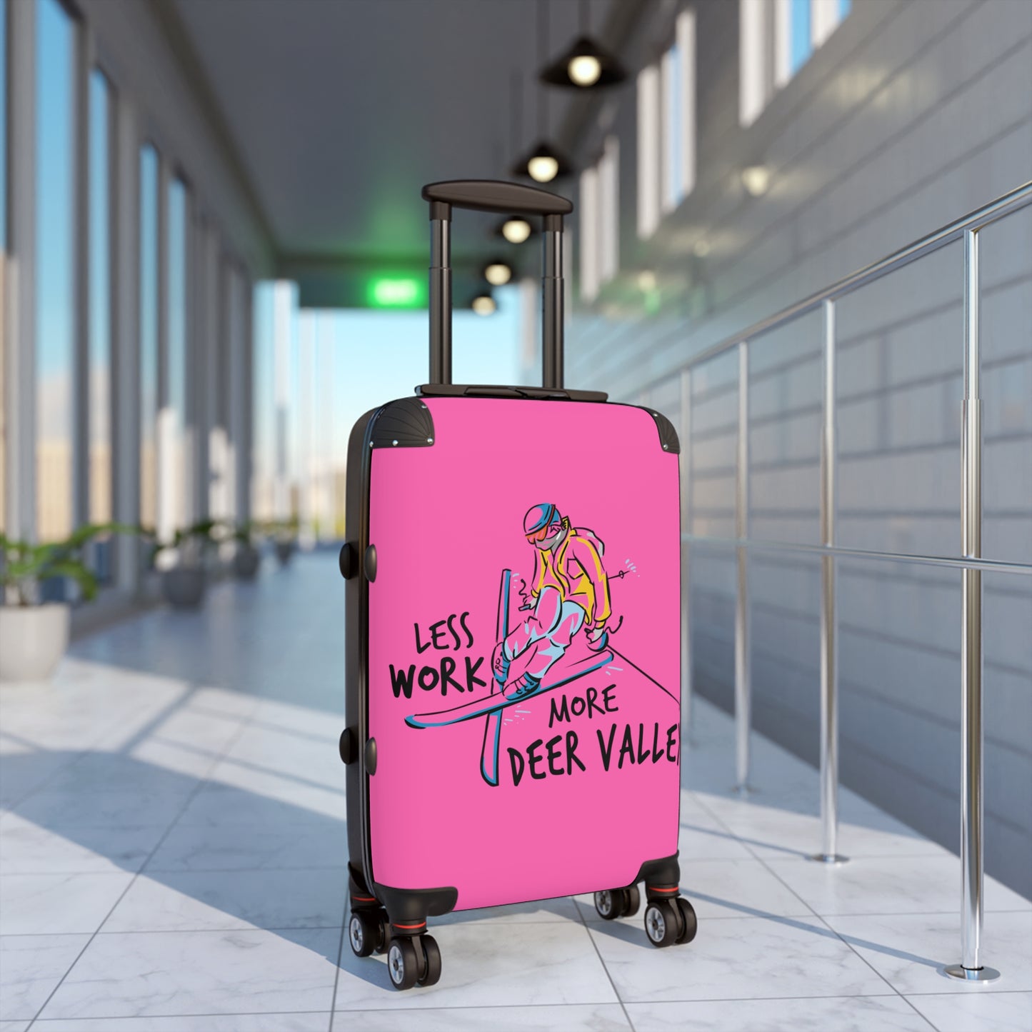 Less Work More Deer Valley Custom Luggage