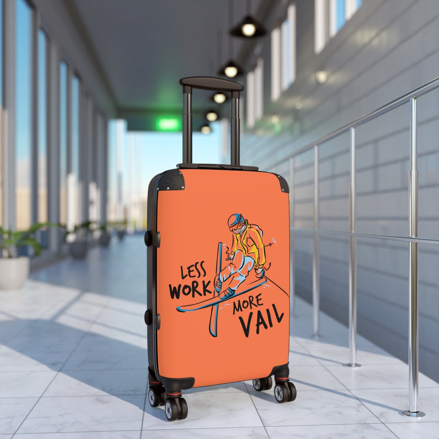 Less Work More Vail Custom Luggage