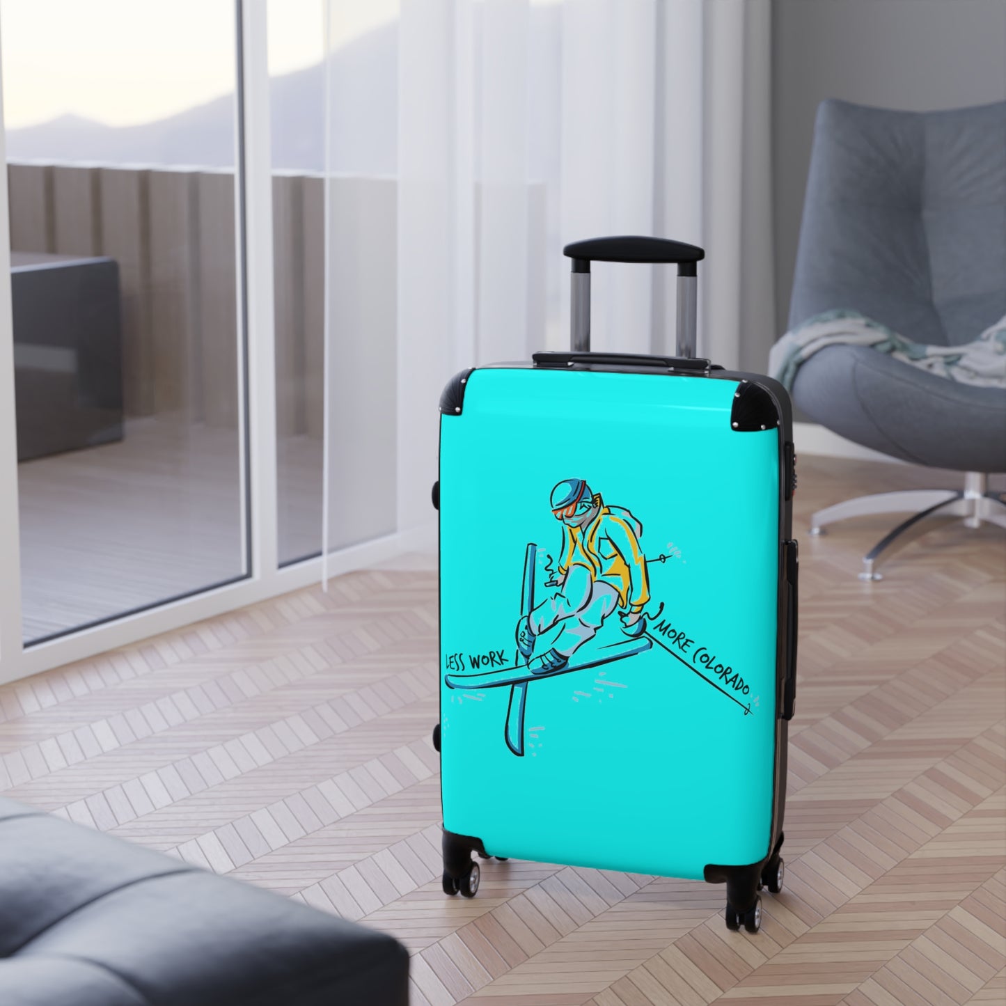 Less Work More Colorado Custom Luggage