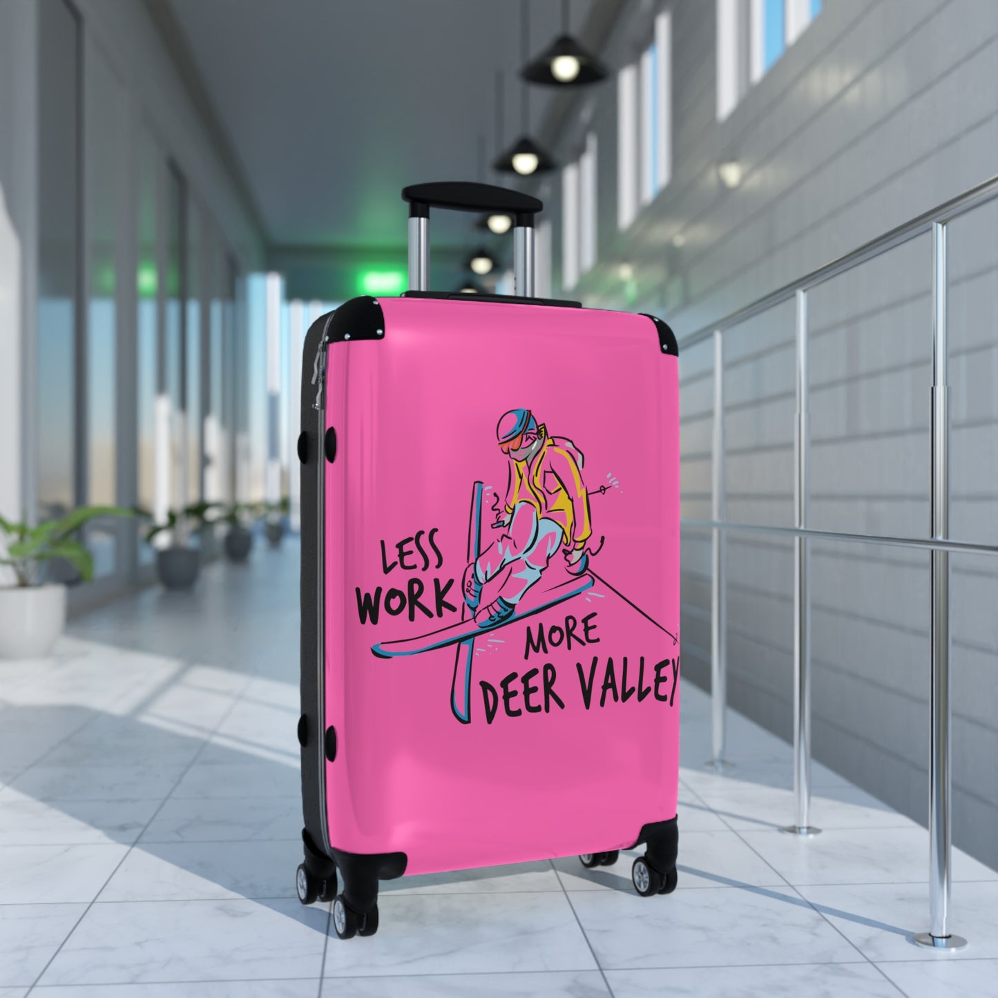 Less Work More Deer Valley Custom Luggage