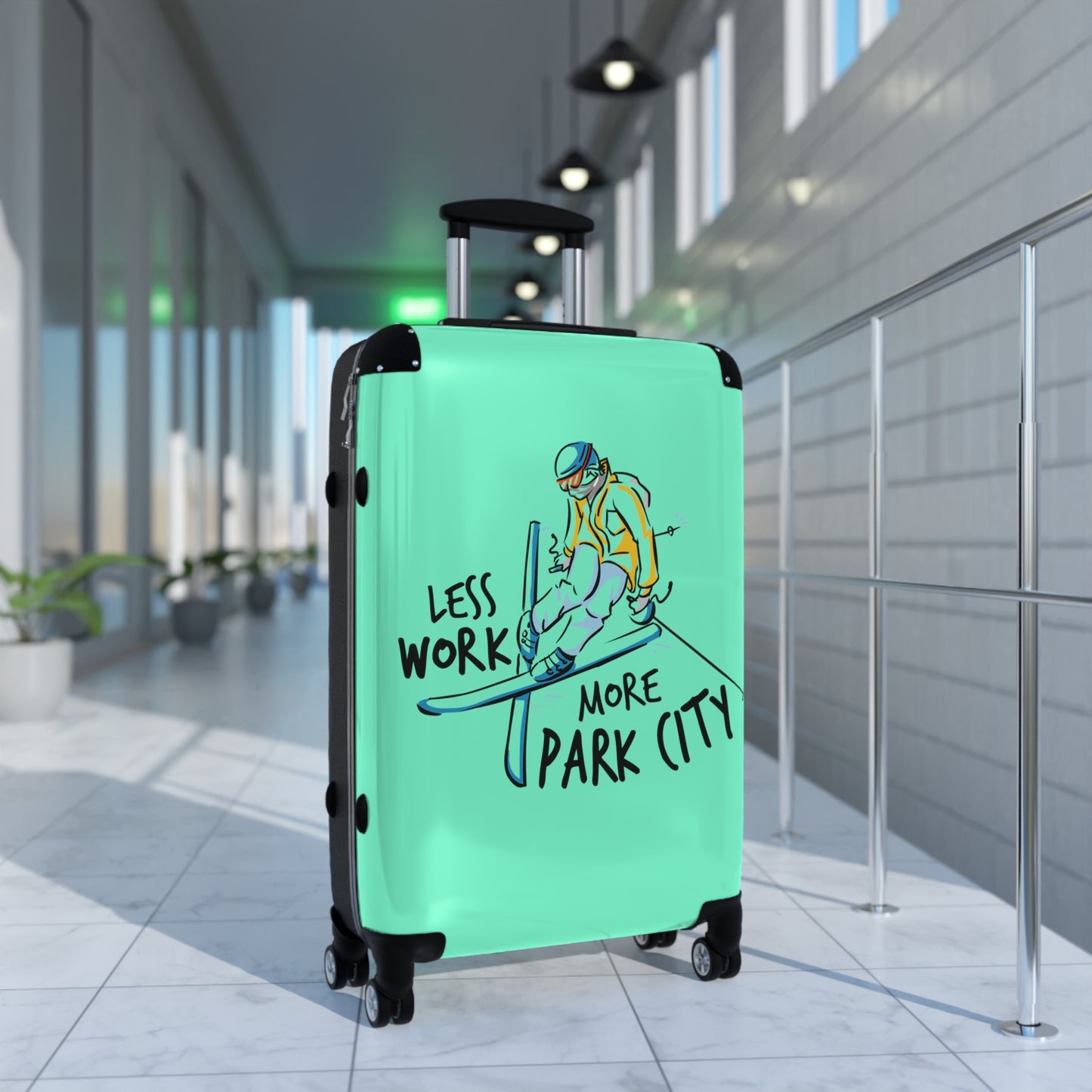 Less Work More Park City Custom Luggage