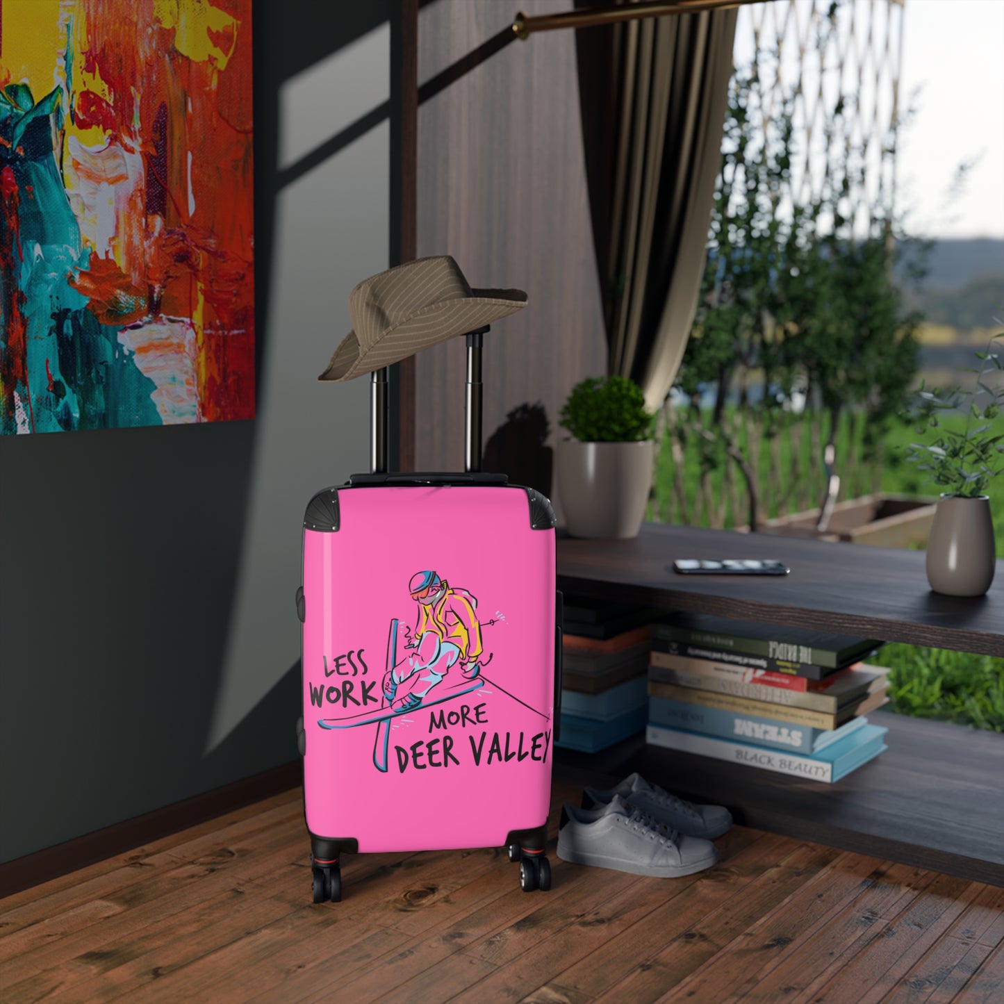 Less Work More Deer Valley Custom Luggage