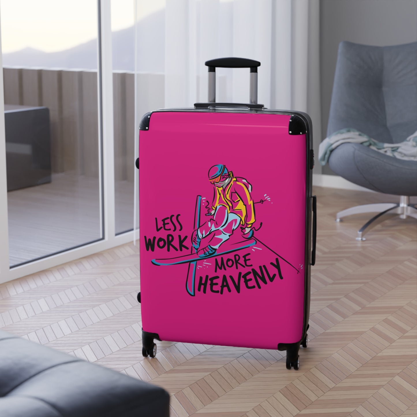 Less Work More Heavenly Custom Luggage