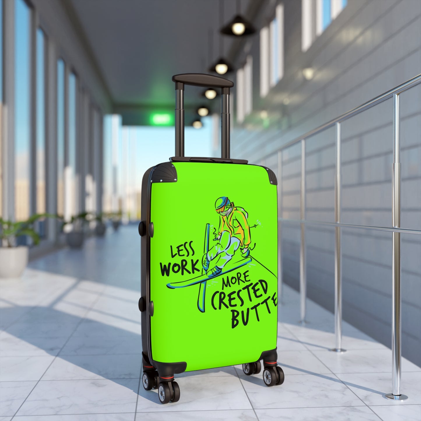 Less Work More Crested Butte Custom Luggage