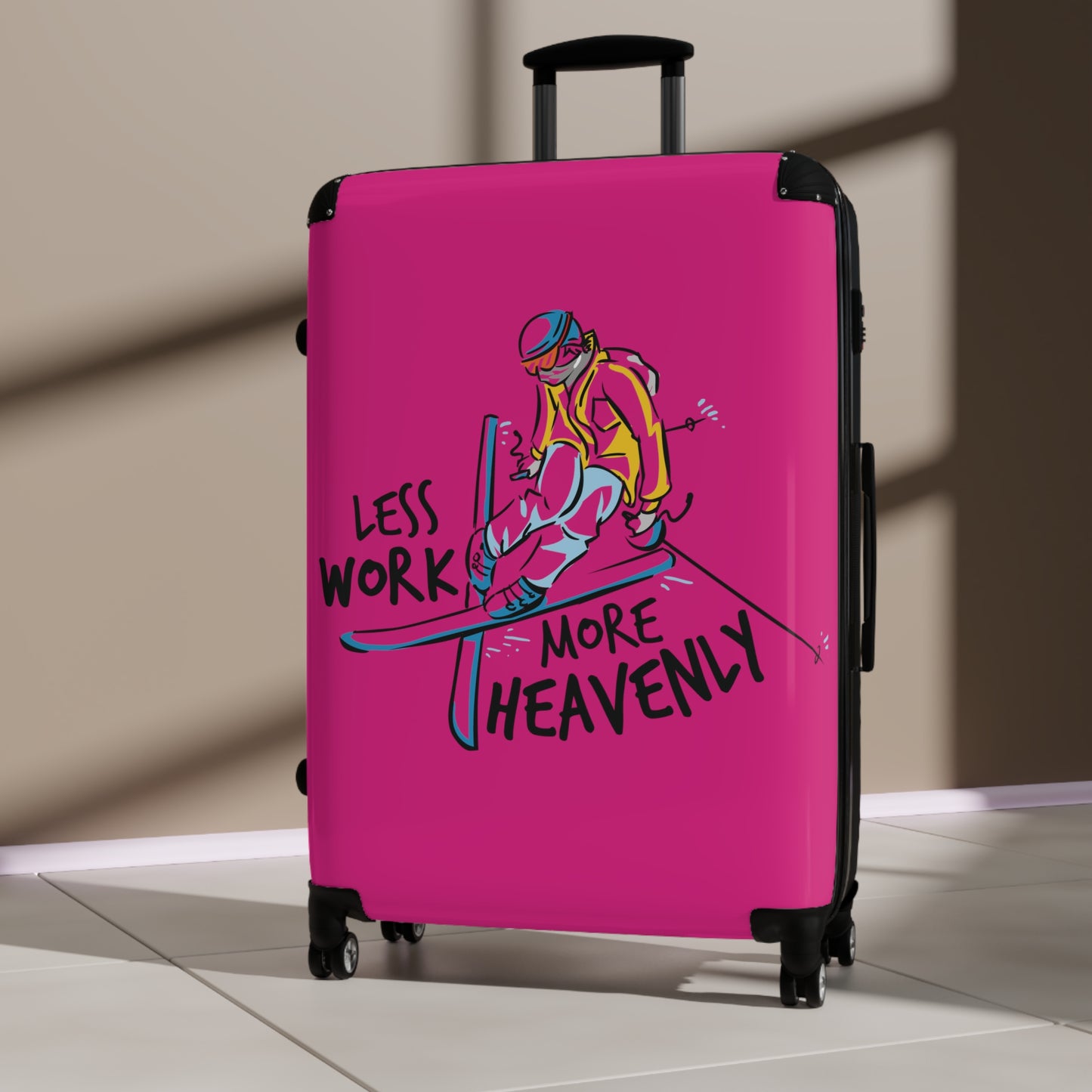 Less Work More Heavenly Custom Luggage