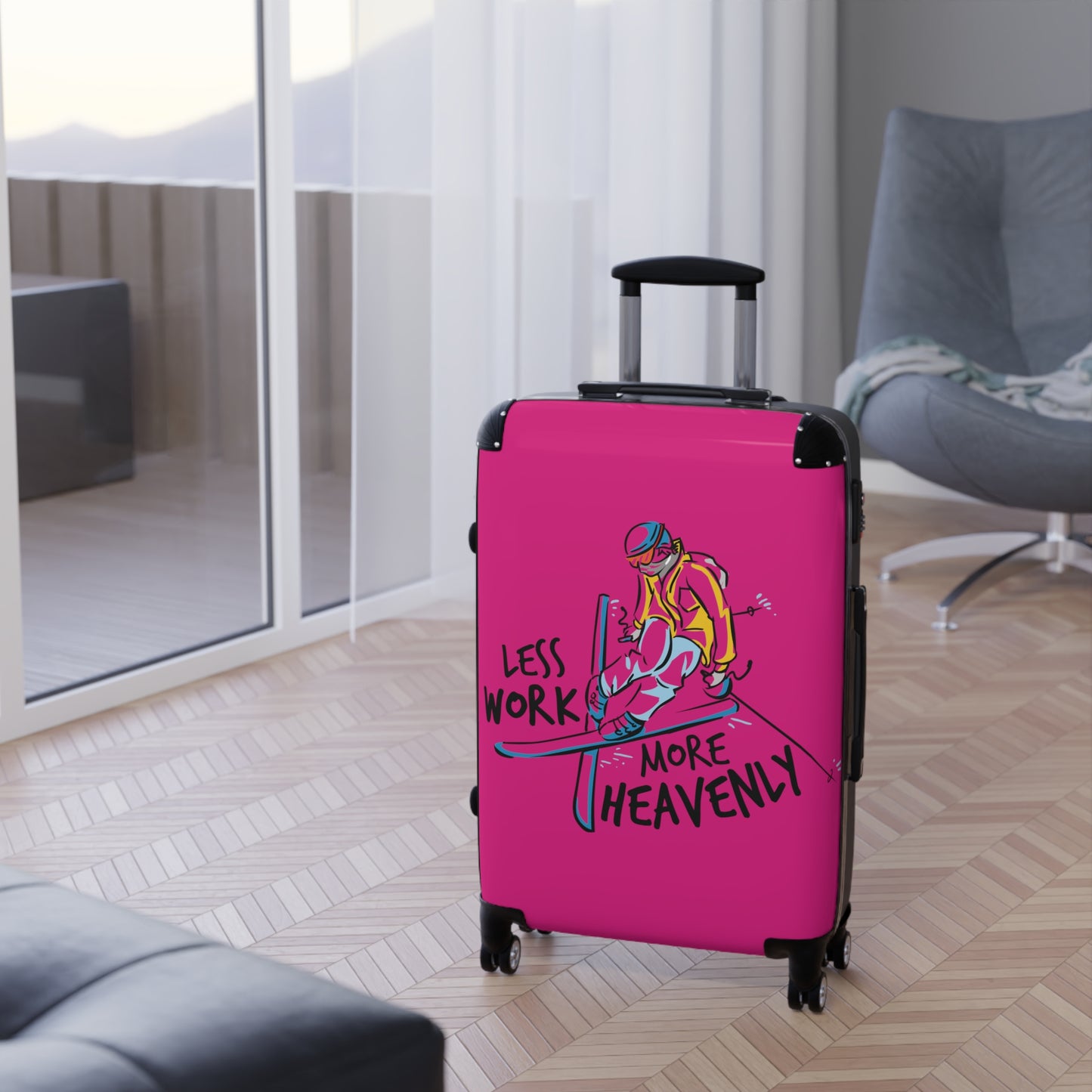 Less Work More Heavenly Custom Luggage