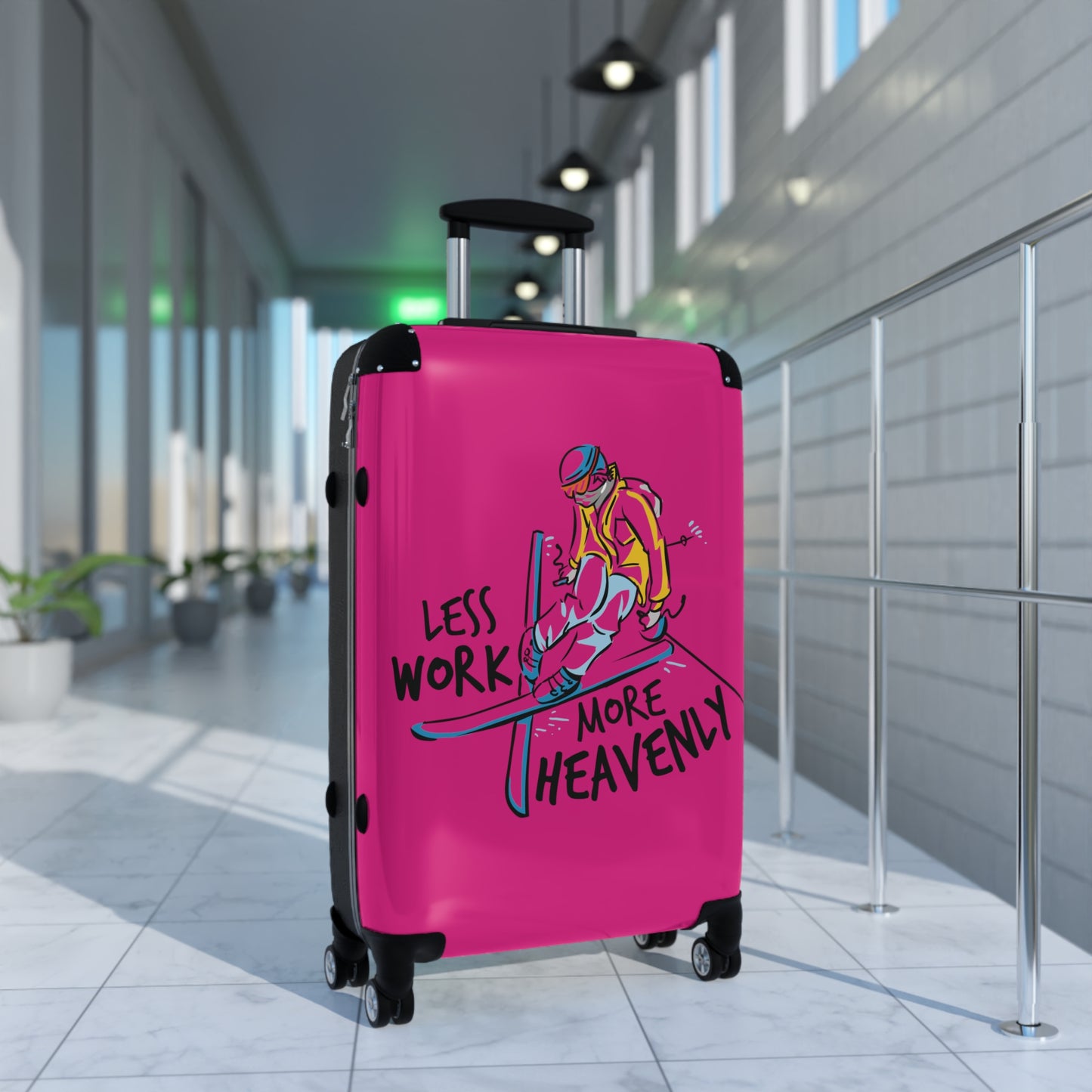 Less Work More Heavenly Custom Luggage