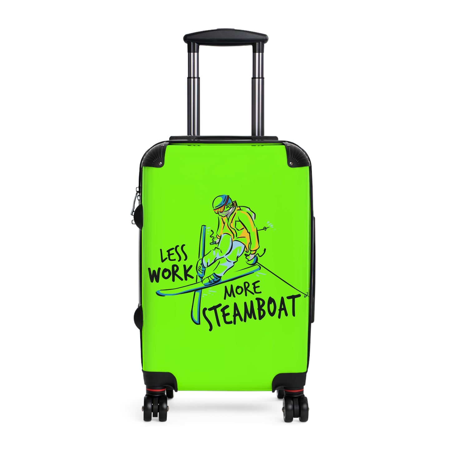 Less Work More Steamboat Custom Luggage