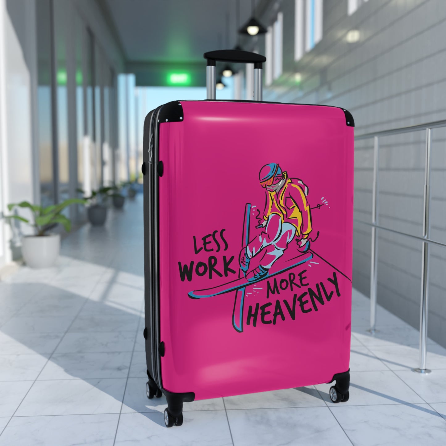 Less Work More Heavenly Custom Luggage