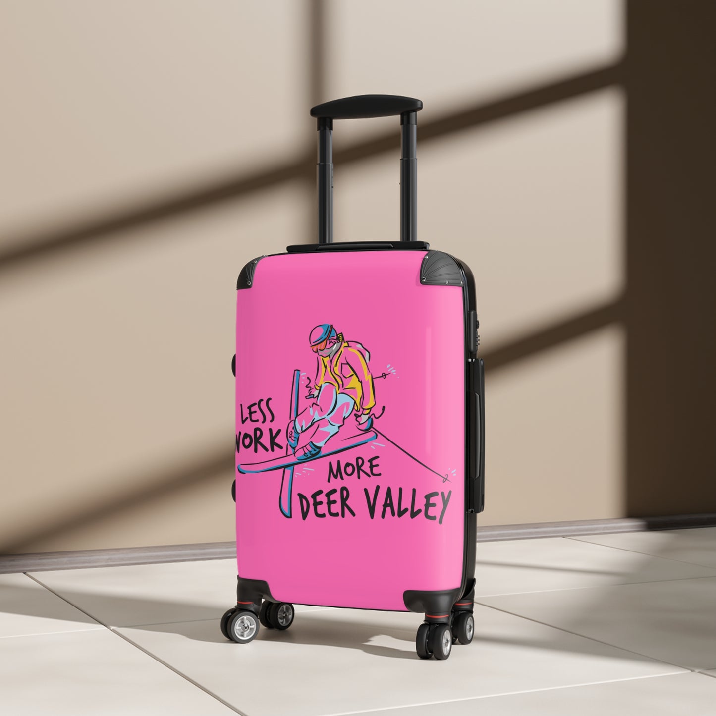 Less Work More Deer Valley Custom Luggage