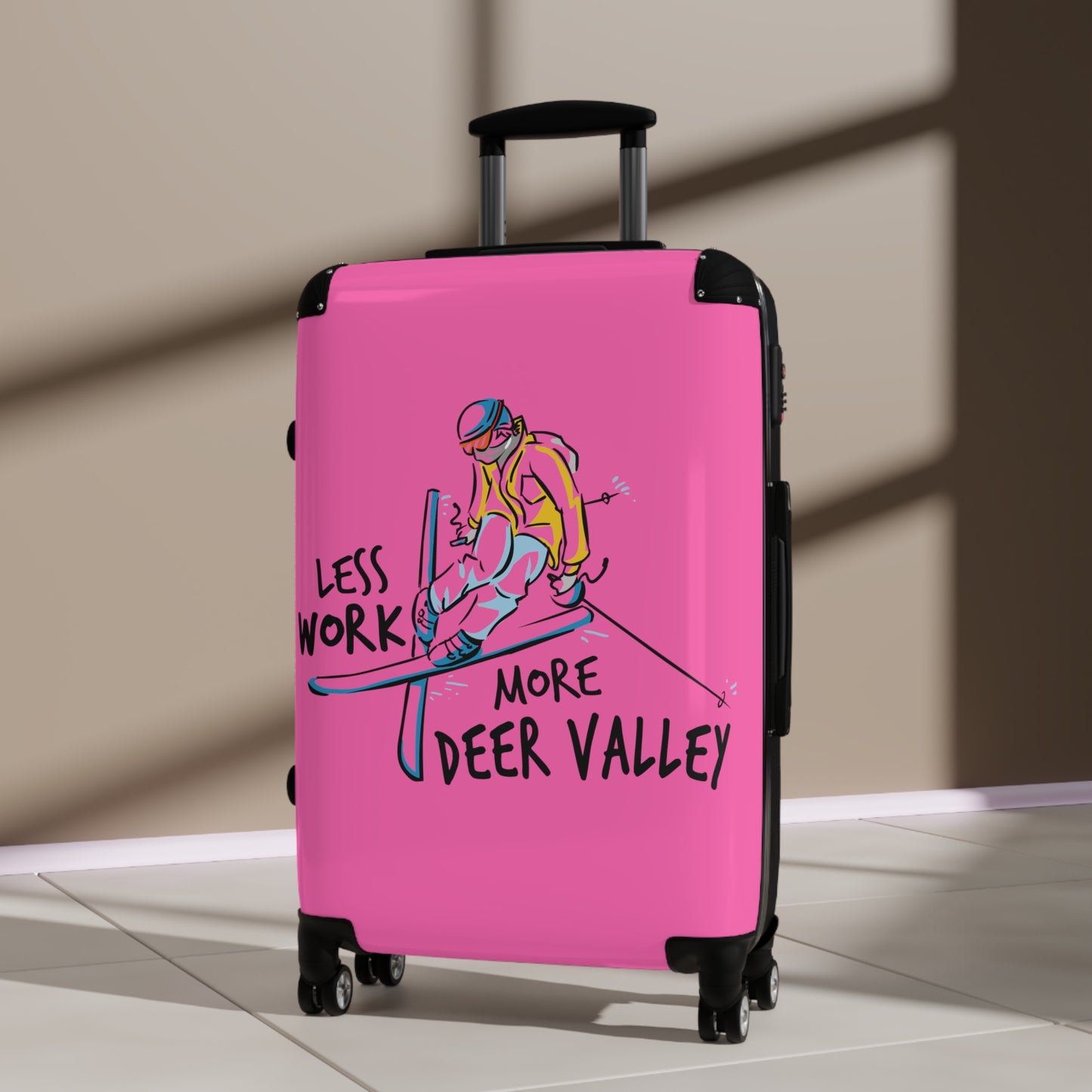 Less Work More Deer Valley Custom Luggage