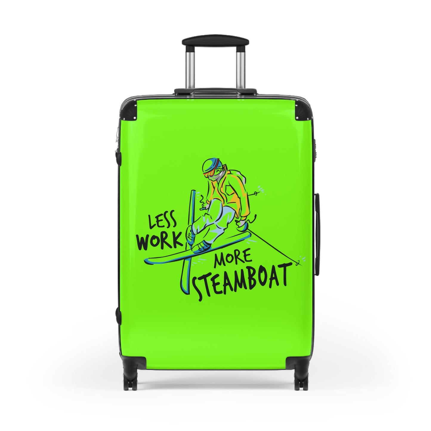 Less Work More Steamboat Custom Luggage