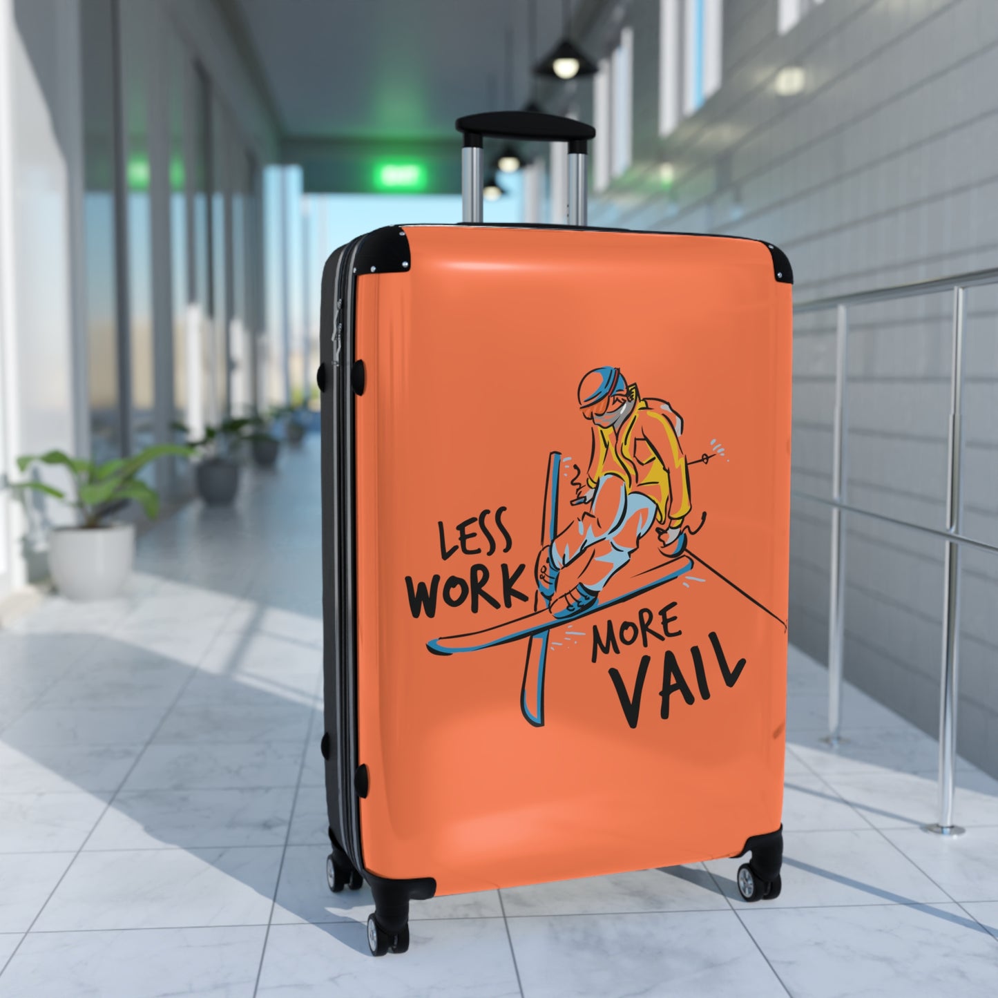 Less Work More Vail Custom Luggage