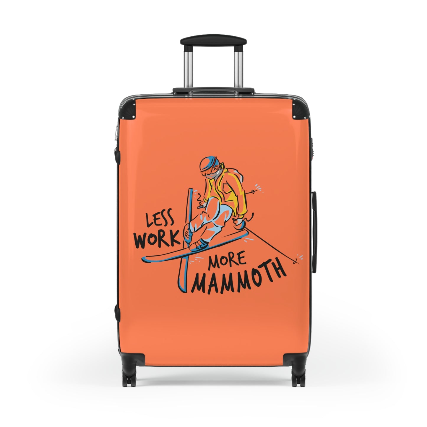 Less Work More Mammoth Custom Luggage