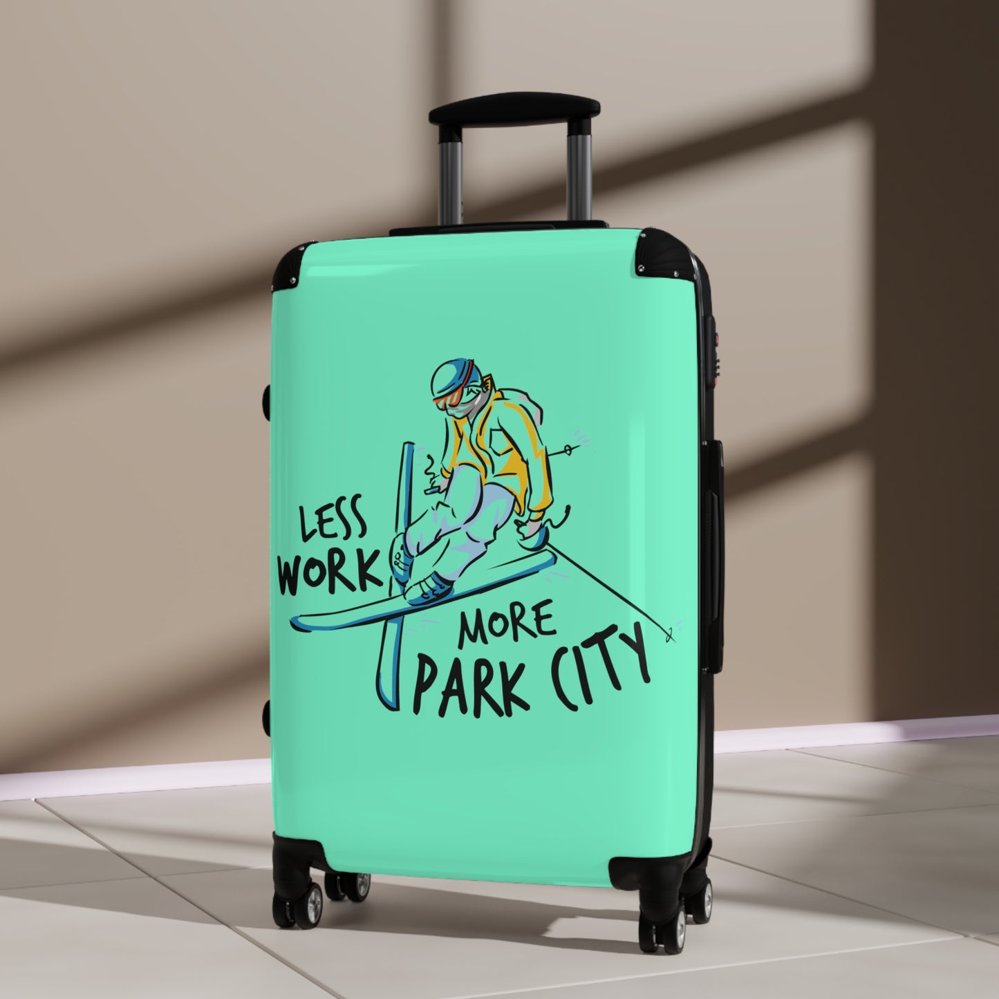 Less Work More Park City Custom Luggage