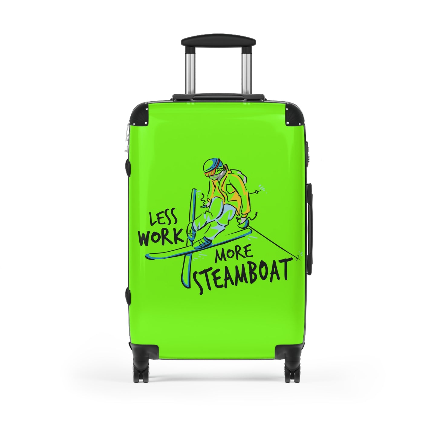 Less Work More Steamboat Custom Luggage