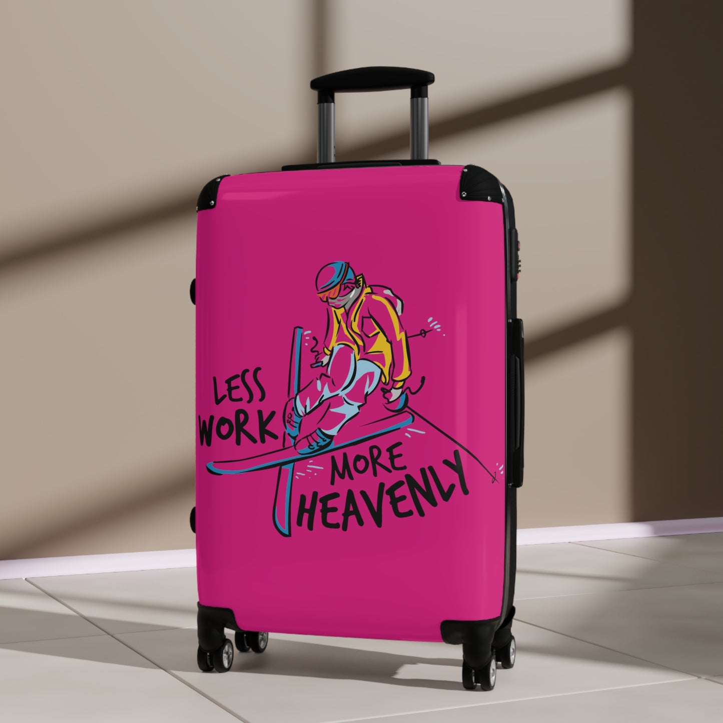 Less Work More Heavenly Custom Luggage