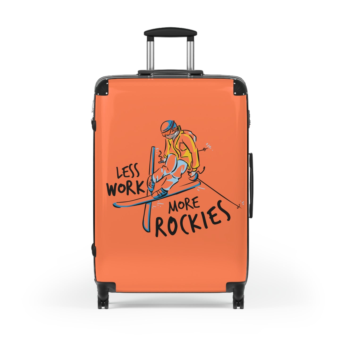 Less Work More Rockies Custom Luggage