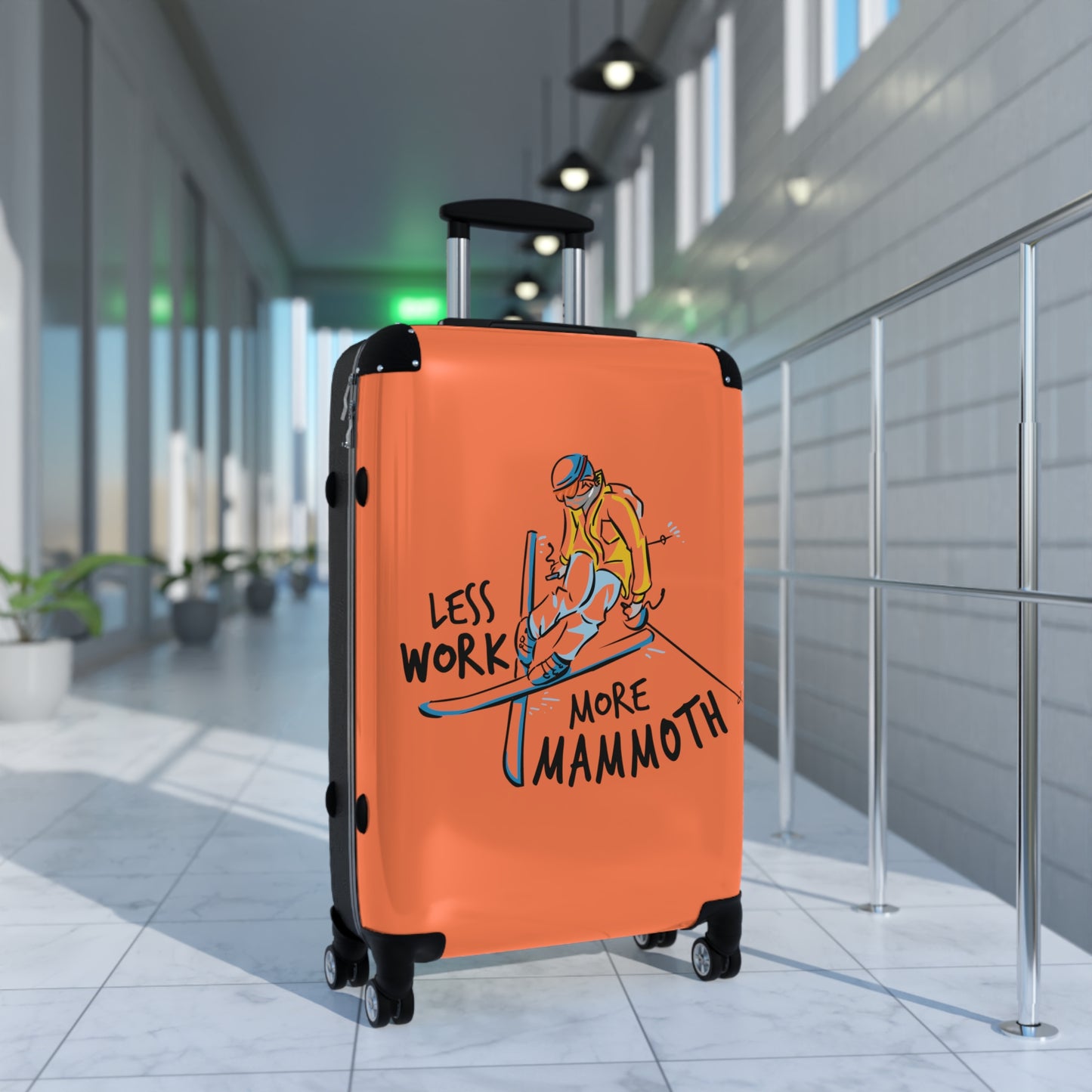 Less Work More Mammoth Custom Luggage