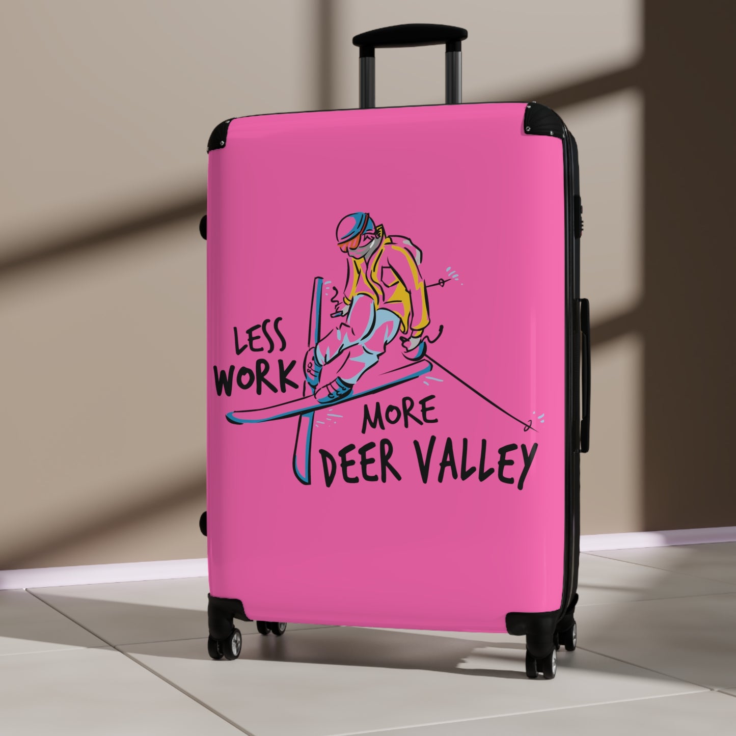Less Work More Deer Valley Custom Luggage