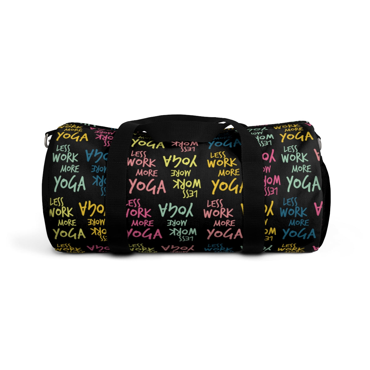 Less Work More Yoga Fahrenheit Yoga Carry Everything Duffel Bag