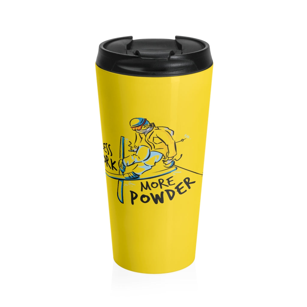 Less Work More Powder™ Stainless Steel Travel Tumbler
