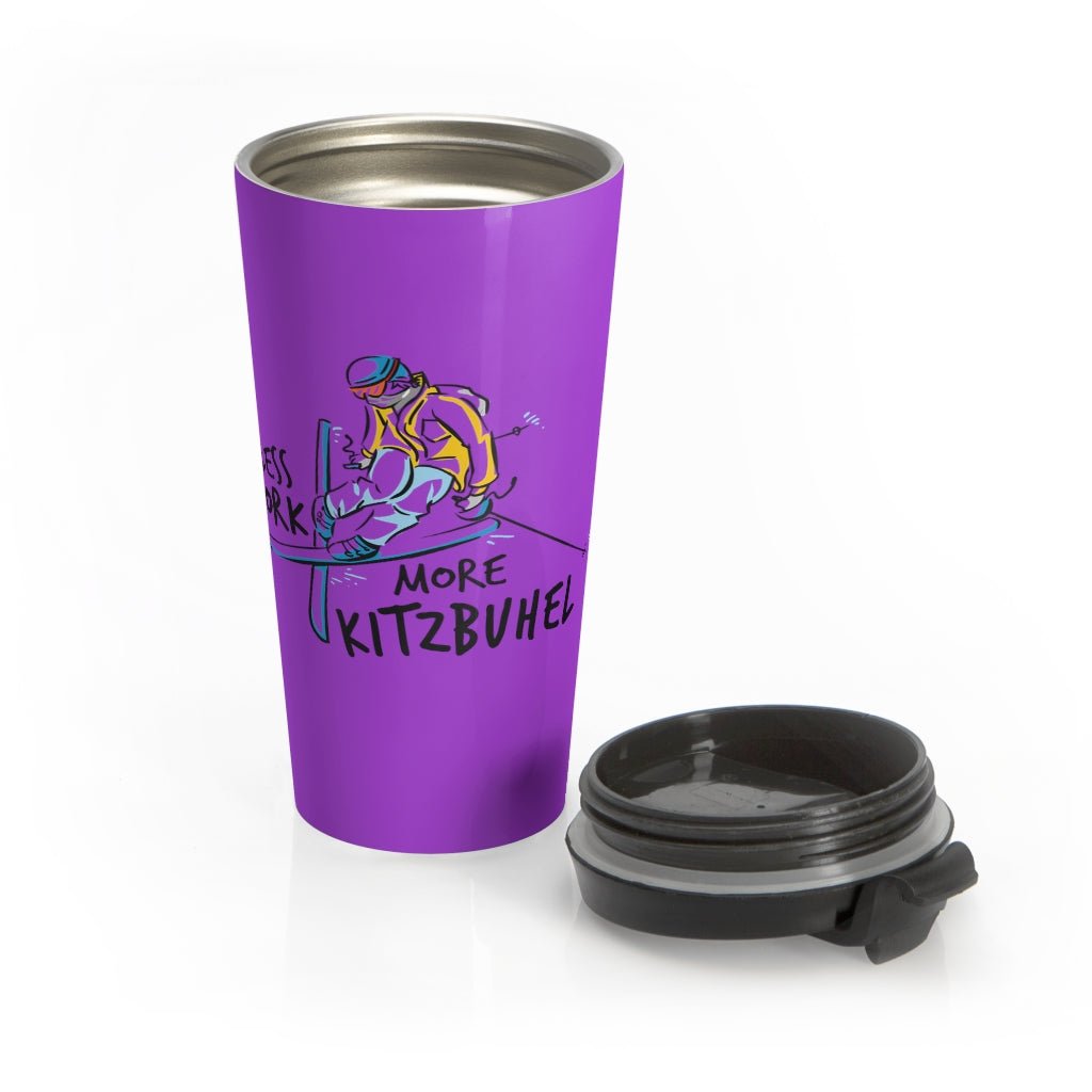 Less Work More Kitzbuhel™ Stainless Steel Travel Tumbler