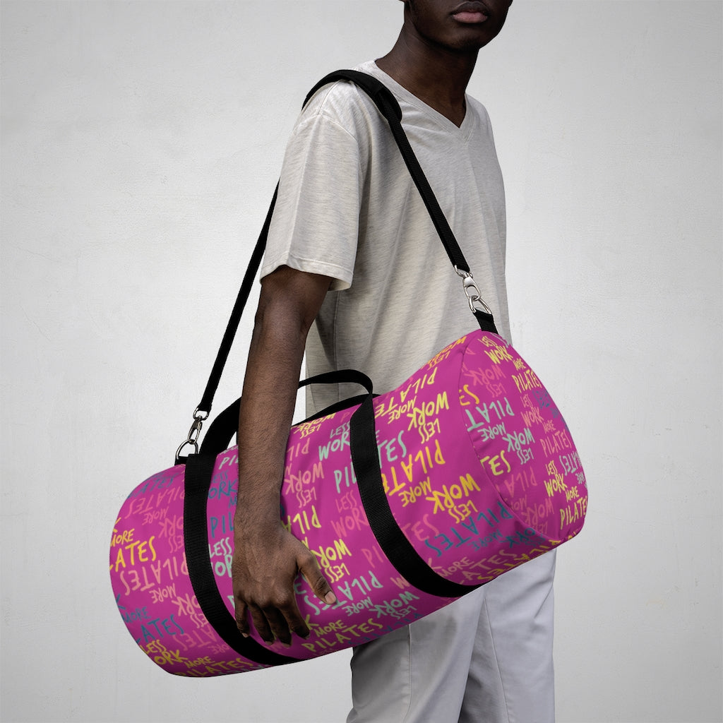 Less Work More Pilates™ Multi-Pattern Carry Everything Duffel Bag
