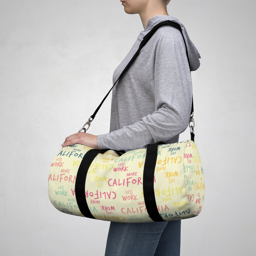 Less Work More California™ Carry Everything Multi-Color Duffel Bag