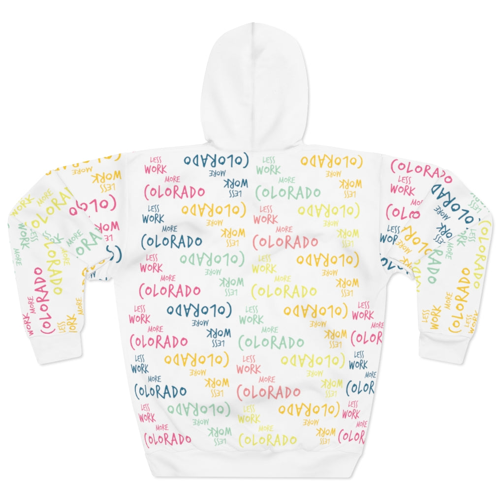 Less Work More Colorado™ All-Over Print Unisex Hoodie