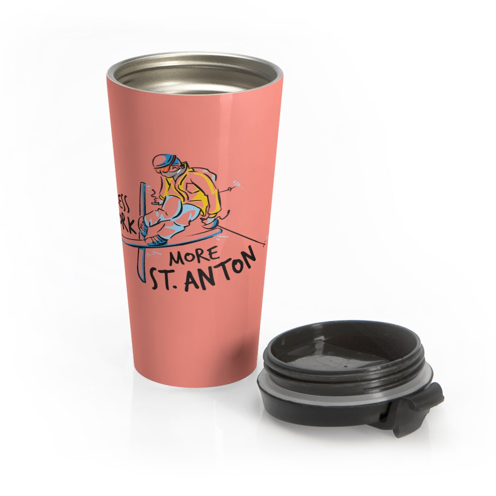 Less Work More St. Anton™ Stainless Steel Travel Tumbler