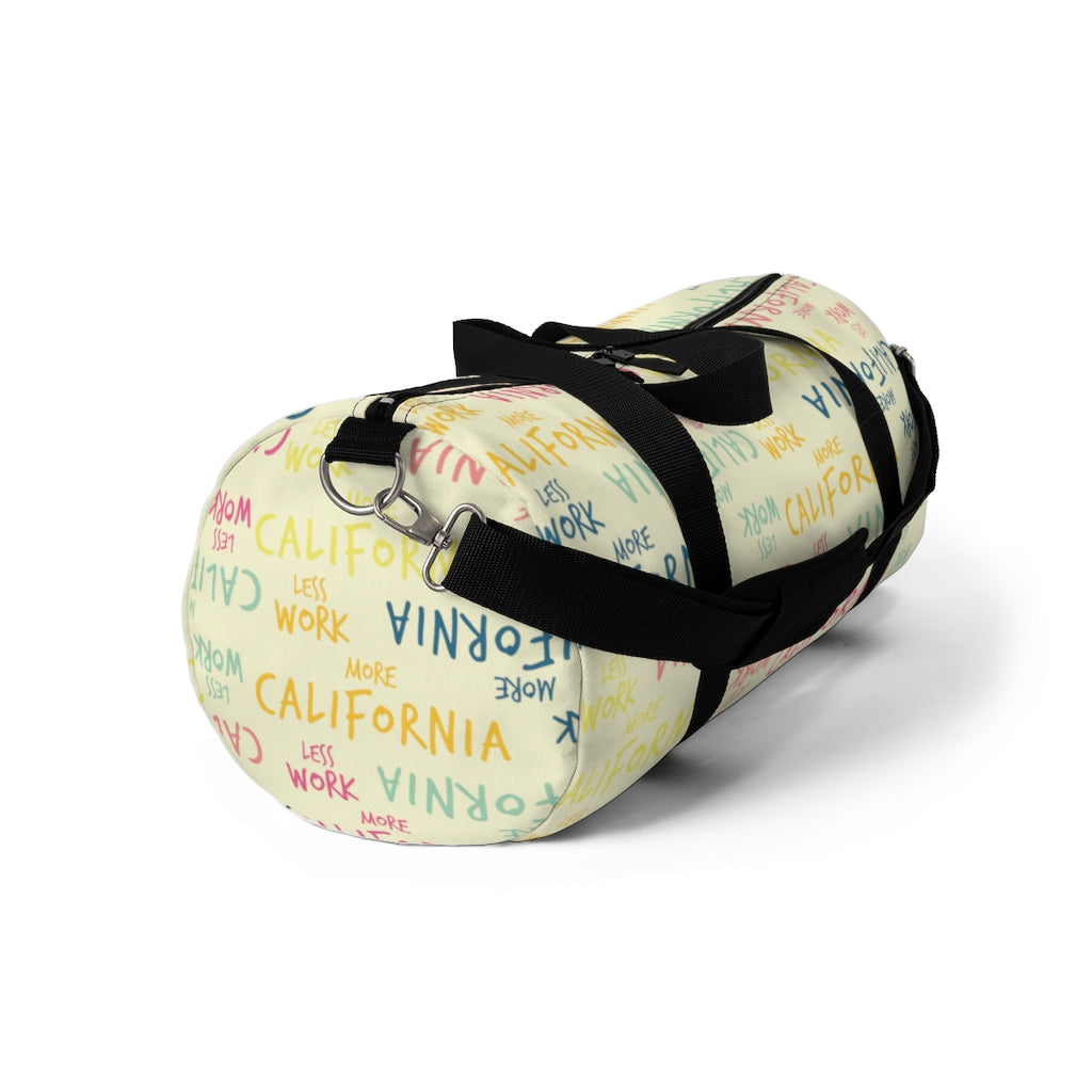 Less Work More California™ Carry Everything Multi-Color Duffel Bag