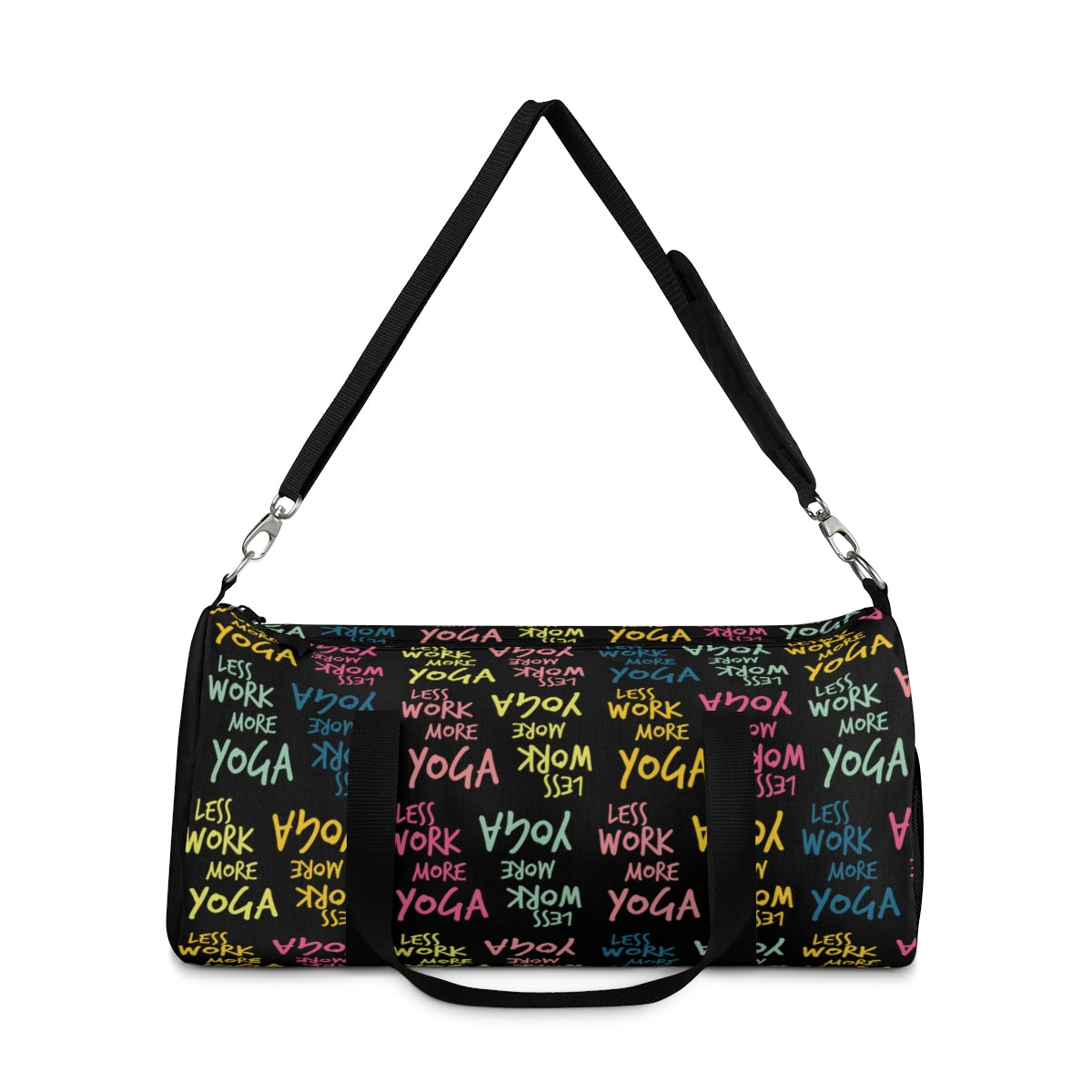 Less Work More Yoga Fahrenheit Yoga Carry Everything Duffel Bag