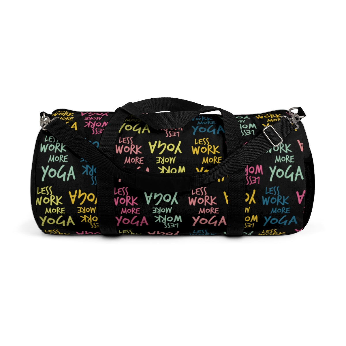 Less Work More Yoga Fahrenheit Yoga Carry Everything Duffel Bag