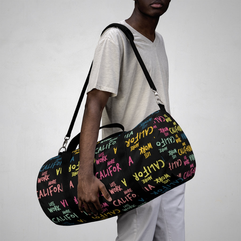 Less Work More California™ Multi-Pattern Carry Everything Duffel Bag