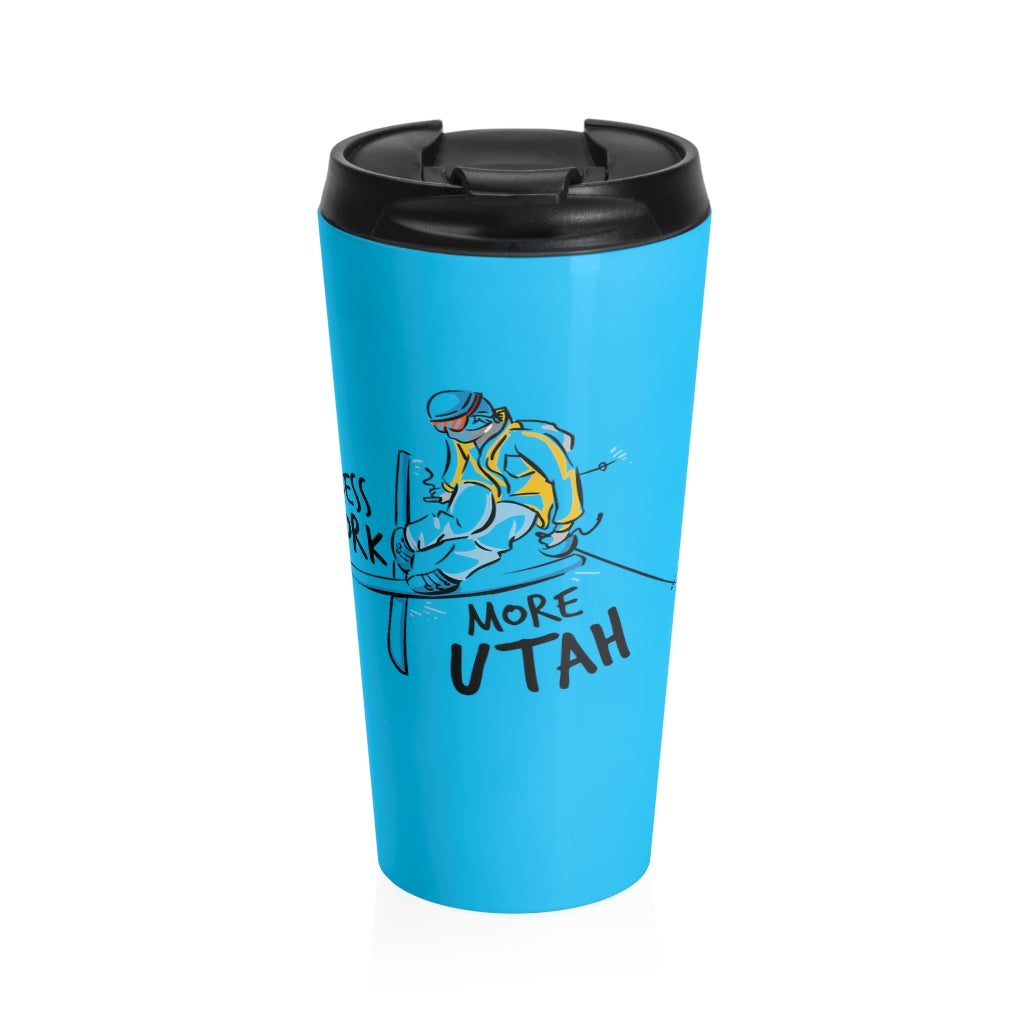 Less Work More Utah™ Stainless Steel Travel Tumbler