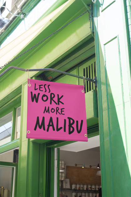 Less Work More Malibu™ Carry Everything Tote Bag