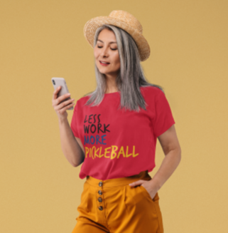 Less Work More Pickleball Unisex t-shirt