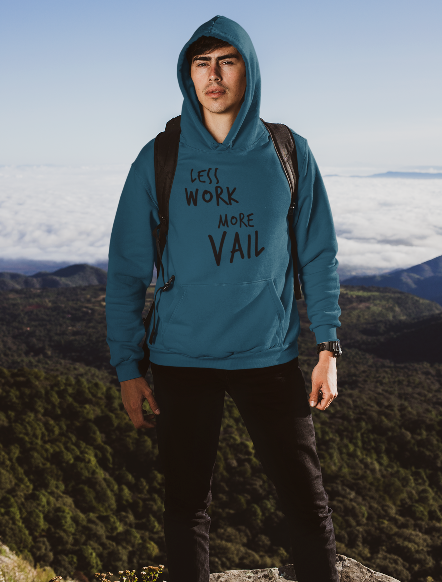 Less Work More Vail™ Mountain Unisex Hoodie