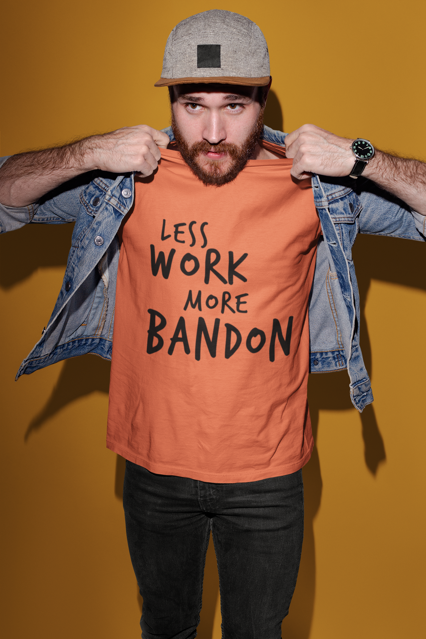 LESS WORK MORE BANDON™ Unisex Tri-blend T-Shirt